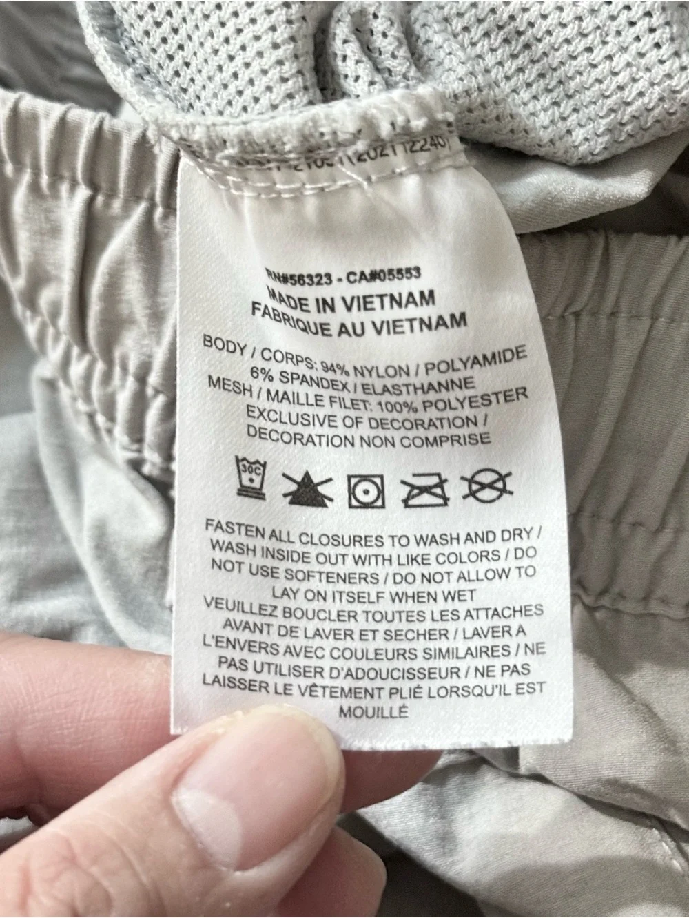 Nike Sportswear Tech Essentials Woven Jogger‎ Pants Gray Mens Medium Tapered